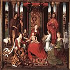 Famous Panel Paintings - St John Altarpiece [detail 6, central panel]